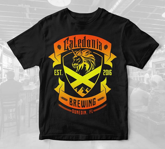 Caledonia Brewing • T-shirt Design