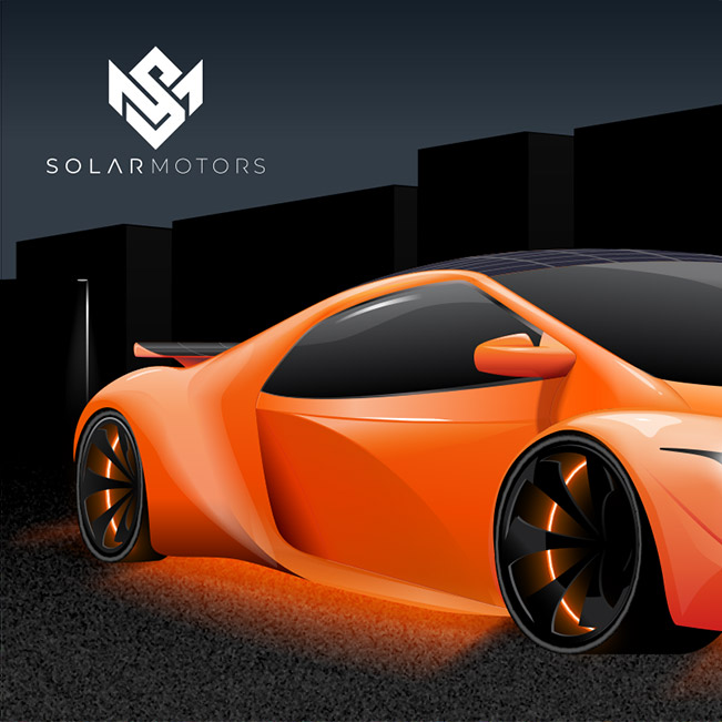 Concept Car Design • Vector Illustration